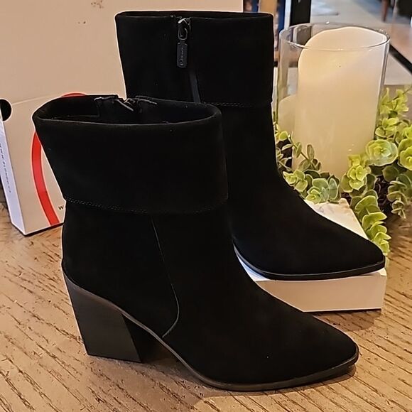 Black waterproof suede ankle boot size 8 NWT Blondo - Picture 12 of 13